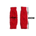 thumbnail image 2 of Calentadores de muñeca para mujer Guantes sin dedos de punto grueso Manopla de invierno - 1 Rojo Kuyhfg Bienvenido a Kuyhfg, 2 of 5