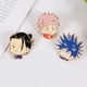 thumbnail image 3 of 8pcs, Anime Figure Brooch Cosplay Pin Gift For Fans, 3 of 4