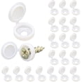 thumbnail image 1 of Cubierta para tornillos, 100 tapones para tornillos de plástico, cubierta protectora para tornillos para el hogar, muebles, cubierta para tornillos para paredes(blanco), 1 of 5