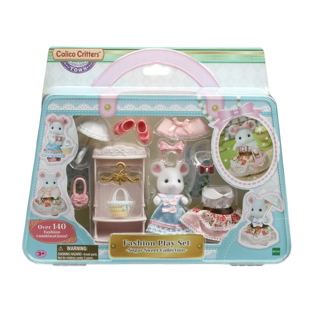 Calico Critters - Fashion Playset, Sugar Sweet Collection - Walmart.com ...