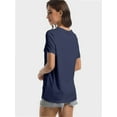 thumbnail image 3 of Women's Ultra-Soft V-Neck Short Sleeve T-Shirt - Casual Comfort Fit Tee, 3 of 6