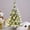 M, variant on 24 Inch Prelit Tabletop Christmas Tree Snow Flocked Christmas Tree with Led Lights Wood Base Mini Xmas Pine Tree for Table Desk Home Christmas Decor