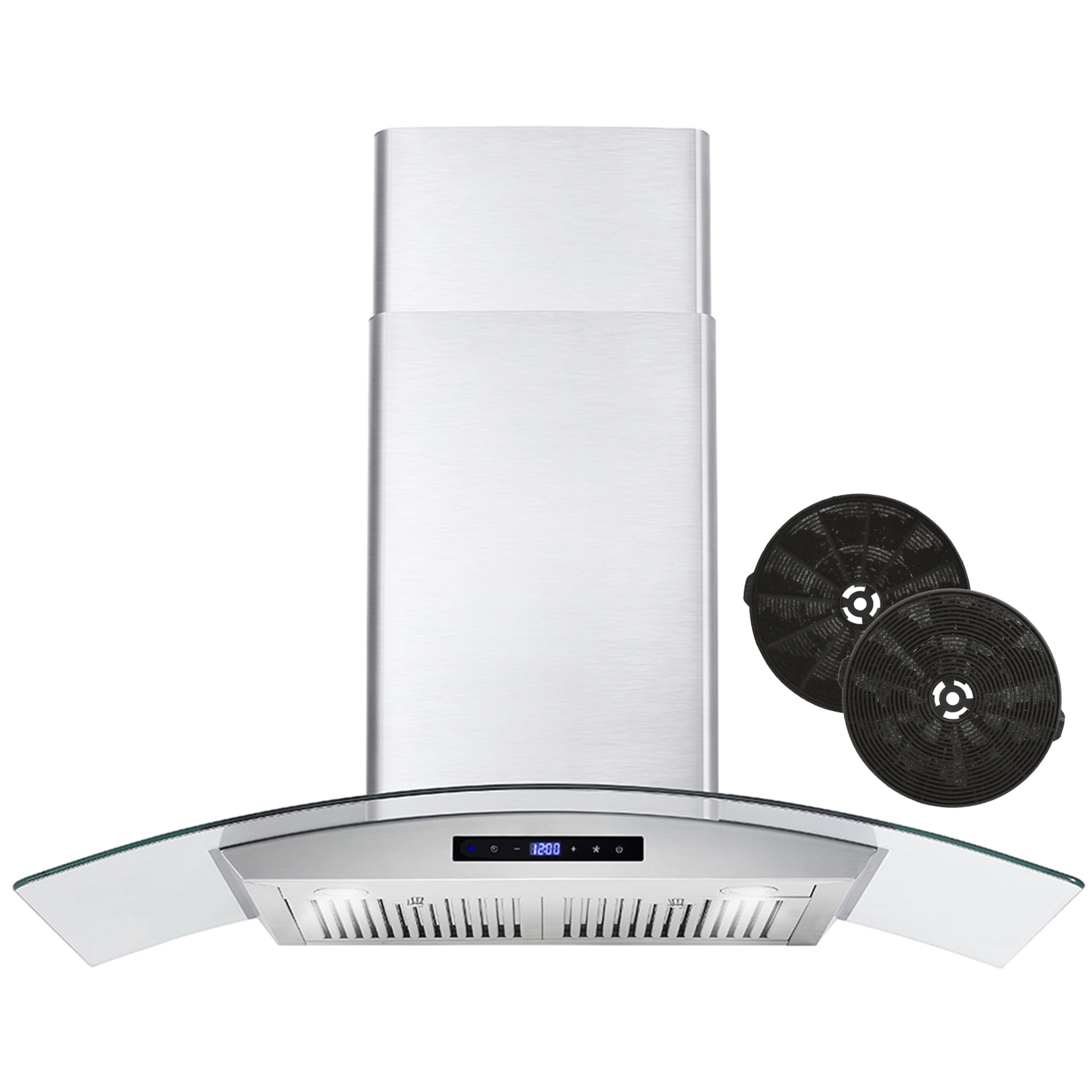 kitchen hood with carbon filter