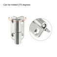 thumbnail image 4 of Unique Bargains Lift Off Hinge, 1.5' 304 Stainless Steel Left Detachable Small Slip Joint Flag Hinges 6 Pack, 4 of 6