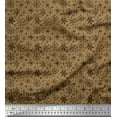 thumbnail image 1 of Soimoi Poly Georgette Fabric Snowflake Artistic Print Fabric by the Yard 52 Inch Wide, 1 of 3