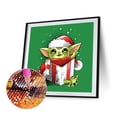thumbnail image 2 of Diamond Painting Drill Yoda Kits Full Round Home Wall Decor 30x30cm (dg108) FLhrweasw Nuevo, 2 of 9