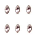 thumbnail image 4 of 10 Uds moda aleación brillo uñas te manicura DIY decoración Rosado Colcomx  Etiqueta del arte del clavo, 4 of 6