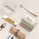 thumbnail image 4 of Taza de cepillo de dientes de viaje | Estuche de almacenamiento dental portátil | Taza de gárgaras de plástico a prueba de fugas | Sostiene Cepillo de dientes, pasta de dientes, artículos de tocador, 4 of 7