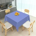 thumbnail image 5 of Tchckioa Dusty Blue Tablecloth for Restaurant Decor,52x52 Inch Square Stain Proof Table Cloth Cover, 5 of 6