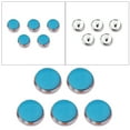 thumbnail image 4 of EeaseCA 5pcs Saxophone Finger Buttons Repair Parts Saxophone Replacement Musical Instrument Accessory Decor DIY (Blue and Silver), 4 of 7