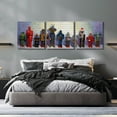 thumbnail image 6 of Epic Art 'Line-Up' by Eric Joyner, Acrylic Glass Wall Art, 3 Piece Set, 72" x 24", 6 of 8