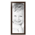 thumbnail image 2 of ArtToFrames 13" x 32" Classic Burgundy Picture Frame, 13x32 inch Brown Wood Poster Frame (WOM-4927), 2 of 7