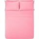 thumbnail image 1 of Sábana Individual 1800 Hilos Microfibra Grabada Ultra Suave Mod Rosa Pastel MELOCOTTON HOGAR, 1 of 1