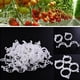 thumbnail image 1 of Paquete de 100 clips de soporte para plantas de hortalizas, tomates y vides - Para un crecimiento vertical y más saludable 2,5 cm x 3 cm blanco JM MX-0135601FYD, 1 of 5