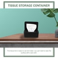 thumbnail image 3 of SKISUNO facial tissue holder Tissue Storage Box Black Easy to Clean for Home 1Pack, 3 of 8