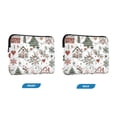 thumbnail image 7 of FORMRS 15-15.6 inch Laptop Sleeve Case Soft Carrying Quilted Computer Bag Cover, White Nordic Christmas House, 7 of 7