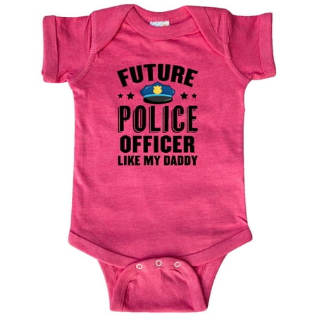 

Inktastic Future Police Officer Like My Daddy Gift Baby Boy or Baby Girl Bodysuit