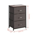 thumbnail image 7 of Ansley&HosHo 3 Tiers Sturdy Steel Frame Dresser Wide Storage Tower - Ideal for Bedroom Hallway, Entryway, Closets Storing, 7 of 7