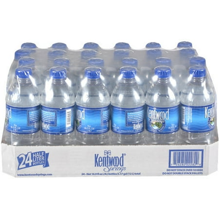 Kentwood Springs Water, Half Liter, 24 Count