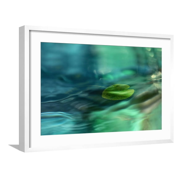 Art.com Just floating Photographic Print by Heidi Westum, White Frame Wall Art, 29" x 21"