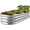 Silver, variant on Galvanized Raised Garden Beds Outdoor 4×2×1ft UNTIMATY Metal Raised Garden Bed for Gardening Gifts, Galvanized Steel Planter Box for Vegetables, Green