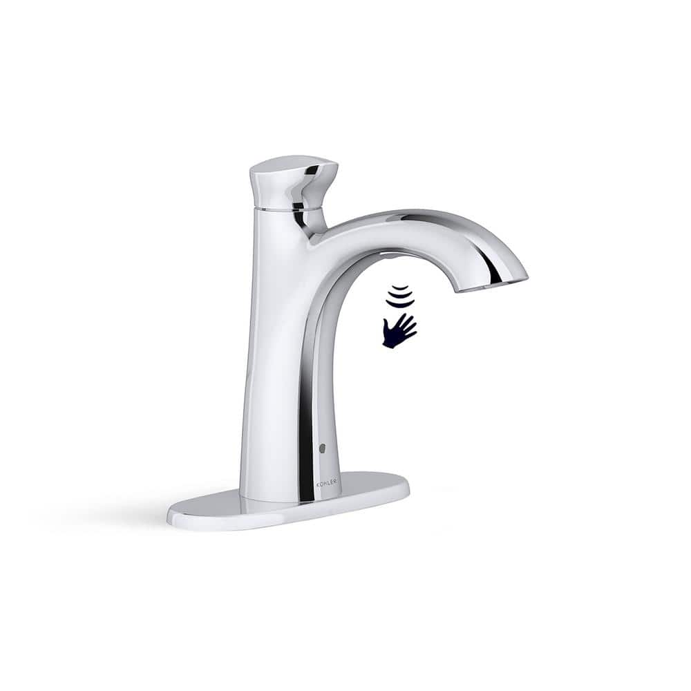 KOHLER Willamette Battery Powered Touchless Single Hole Bathroom Faucet