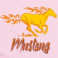 thumbnail image 2 of CafePress - Galloping Flaming Mustang Infant Bodysuit - Baby Light Bodysuit, Size Newborn - 24 Months, 2 of 4