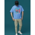 thumbnail image 2 of Chillin' ICEE Polar Bear Retro Graphic Men's T-shirt, 2 of 4