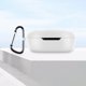 thumbnail image 1 of Funda de silicona suave para auriculares con mosquetón para Redmi Buds 4 Lite (blanco), 1 of 6