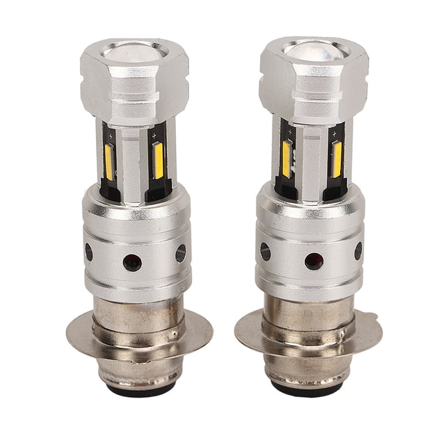 Bombilla LED H6 H6M P15D para motocicleta, lente óptica Dual, 100W, Bombilla de faro súper brillante para ATV UTV, luz amarilla 3000K Jadeshay A