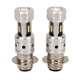 thumbnail image 1 of Bombilla LED H6 H6M P15D para motocicleta, lente óptica doble, 100 W, bombilla de faro superbrillante para ATV UTV, luz amarilla de 3000 K, 1 of 10