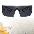 thumbnail image 1 of de sol de ciclismo, polarizadas a prueba Protección UV400 de motocicleta cuadradas a prueba de polv Deportes , negro Baoblaze Gafas de ciclismo, 1 of 8