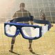 thumbnail image 4 of de sol deportivas Antiimpacto Óptico Marco grande de conducción protectoras deportivas de seguridad para Baloncesto Fútbol Azul Macarena Gafas de sol deportivas, 4 of 7