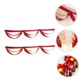 thumbnail image 4 of Hytrove 2Pcs Hanging Layers Wave Banners Red Decorative Banner for New Year and Wedding Celebration, 4 of 8