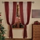 thumbnail image 5 of Decoraciones navideñas, adornos navideños, juego de 2 cortinas navideñas de exquisito estilo para ventanas. Decora tu ventana con un toque festivo y navideño. Cortinas de poliéster., 5 of 9