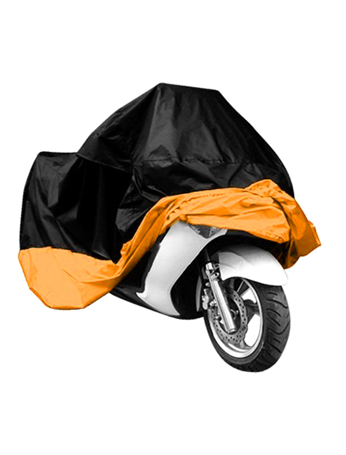 Housse De Moto,Housse Protection pour Moto L XL Size Moto Demi Couverture Universelle 210T extérieure étanche Anti-poussière Pluie poussière UV Protecteur de Moto Bike Color : L