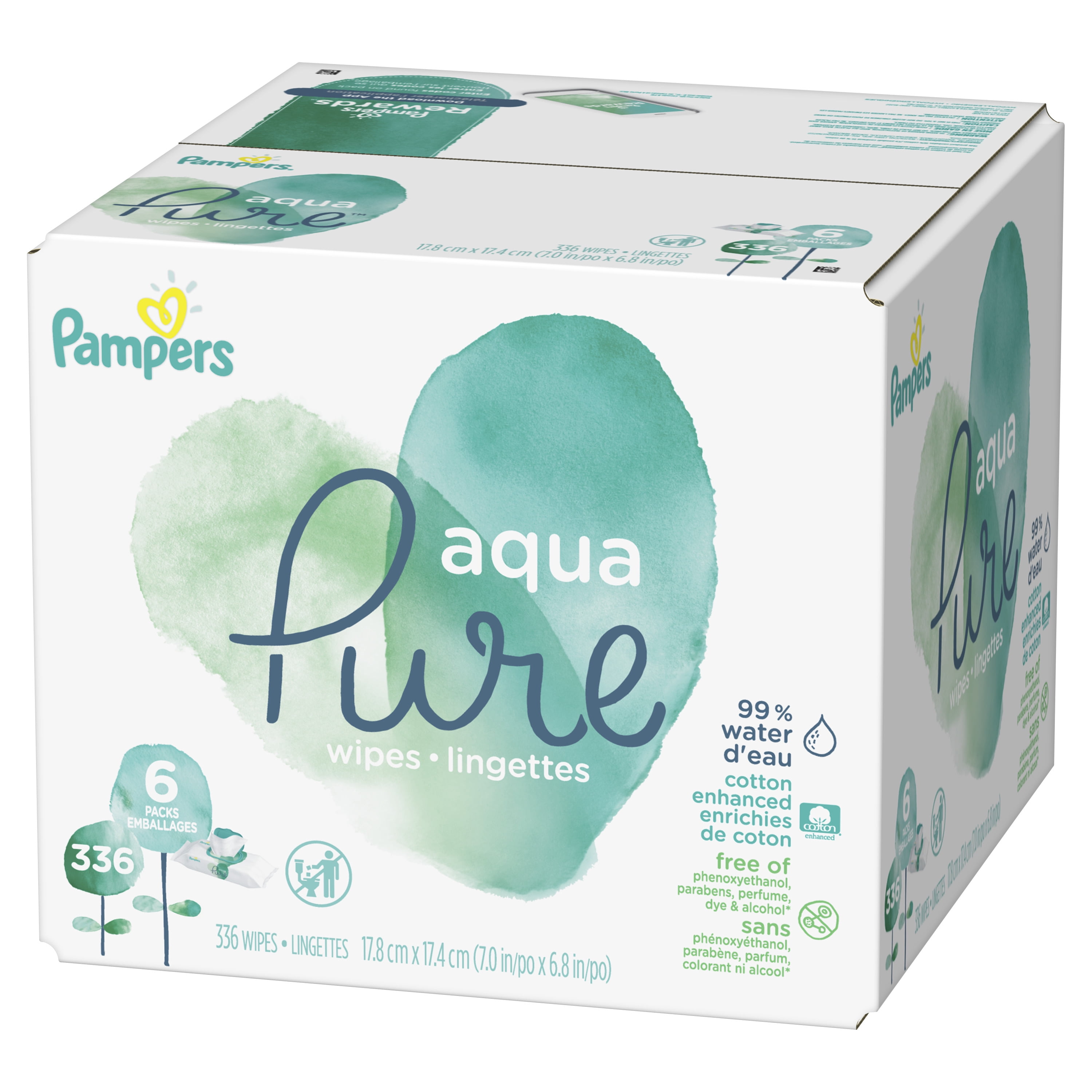 pampers pure wipes walmart