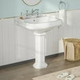 thumbnail image 4 of DeerValley Dynasty DV-1P522 26 3/4" White Vitreous China Rectangular Pedestal Sink with Overflow, 4 of 17