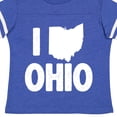 thumbnail image 4 of Inktastic I Love Ohio with State Silhouette Boys or Girls Toddler T-Shirt, 4 of 5