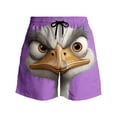 thumbnail image 4 of Gamivast Swim Trunks for Men Funny Graphic Swim Shorts Beach Shorts Quick Dry Lightweight Drawstring Summer Swimwear with Pockets Novelty Design, 4 of 6