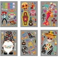 thumbnail image 3 of Halloween Window Clings Gnome Static Decals Window Glass Wall Sticker Rave Party, 3 of 7