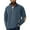 Sky Blue, variant on Lmnyox Zip Up Jacket for Men Casual Fashion Long Sleeve Stand Collar Jacket Solid Classic Texture Jacket