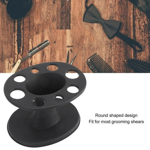 Hair Brush Holder Round Comb Display Rack Styling Stand Hairdressing Tool Shelf Accessories