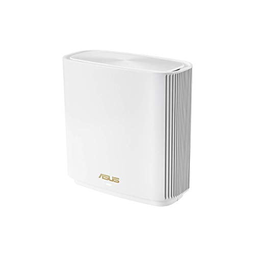 ASUS ZenWiFi AX6600 Tri-Band Mesh WiFi 6 System (XT8 1PK) - Whole Home Coverage up to 2750 sq.ft & 4  rooms, AiMesh, Included Lifetime Internet Security, Easy Setup, 3 SSID, Parental Control, White