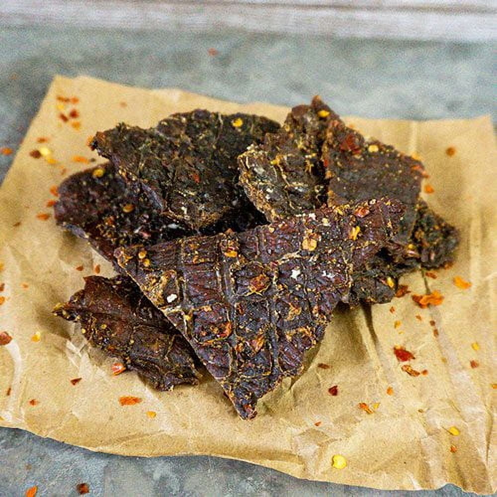 Lucky Beef Jerky 3oz Red Pepper Slab Jerky - High Protein Snack - 8 Pack