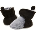 thumbnail image 5 of Hudson Baby Baby and Toddler Cozy Fleece Booties, Black Heather Gray, 12-18 Months, 5 of 7