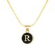 thumbnail image 1 of 26 Collar Inicial Forma Redonda 26 Alfabeto Cadena Collar A Z 26 Alfabeto Inicial Collares de Oro para Mujeres Niñas, 1 of 2