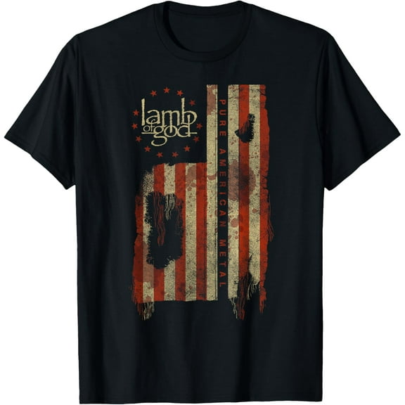 Lamb of God – Pure American Metal Flag T-Shirt