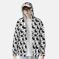 thumbnail image 2 of Lsque Yin Yang Pattern UPF 50+ Lightweight Sun Protection Men's Women's Long Sleeve Shirt, Hoodie Performance -Small, 2 of 7