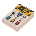 thumbnail image 1 of LED Light Switch Toy, Educational Portable Color Recognition Interesting Lightweight Light Up Sensory Board  For Girls For Travel, 1 of 8